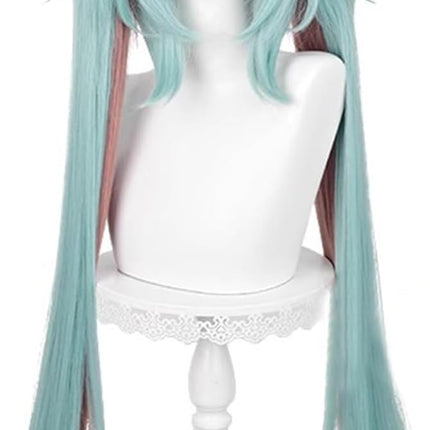 Monenjoy　初音ミク　かつら 鬘 WIG ヴァンパイア 吸血鬼 ウィッグ ネット付き コスプレ　ツインテール カツラ グッズ アニメ コスプレ道具GS1320 - Monenjoy