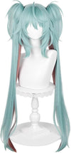 Monenjoy　初音ミク　かつら 鬘 WIG ヴァンパイア 吸血鬼 ウィッグ ネット付き コスプレ　ツインテール カツラ グッズ アニメ コスプレ道具GS1320 - Monenjoy