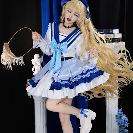 Monenjoy　鳴潮　ローソンコラボ　フィービー　コスプレ衣装　ワンピース　ドレス　セーラー服　ロリータ　共鳴者　コスチューム　イベント　かわいい　