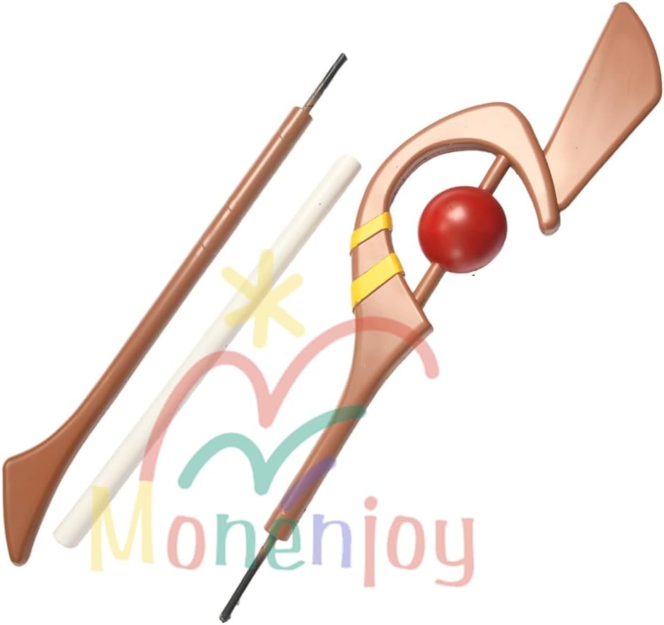 Monenjoy この素晴らしい世界に祝福を！めぐみん 　コスプレ道具 180cm 紅魔族の少女 魔法少女 法杖 このすば 武器 PU製造 仮装 パーティーグッズ コスプレグッズ - Monenjoy