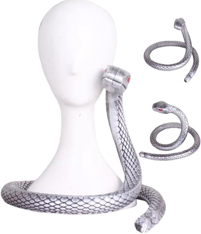 Monenjoy 鬼滅の刃 コスプレ道具 蛇柱 鏑丸 白蛇 115cm 武器 伊黒 小芭内 PU製 手作り 撮影道具 DIY コスプレ道具 イベント おもちゃ ハロウィン - Monenjoy