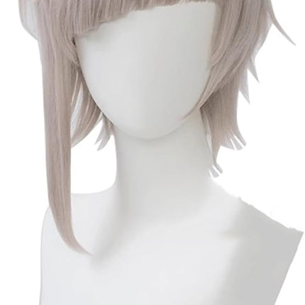 Monenjoy文豪ストレイドッグス 中島敦 ウィッグ 文スト 30cm コスプレウィッグ 自然 つけ毛 ルーズ メッシュ 耐熱 自然 フルウィッグ - Monenjoy