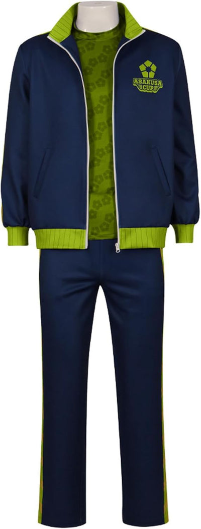 Monenjoy　ブルーロック 御影 玲王 コスチューム みかげ れお ユニフォーム 運動服 公演 コスプレ 衣装 舞台 ASAKUSA 浅草杯 ハロウィン クリスマス プレゼント - Monenjoy