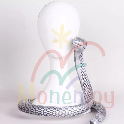 Monenjoy 鬼滅の刃　コスプレ道具 蛇柱 鏑丸 白蛇 115cm 武器 伊黒 小芭内 PU製 手作り 撮影道具 DIY コスプレ道具 イベント おもちゃ ハロウィン