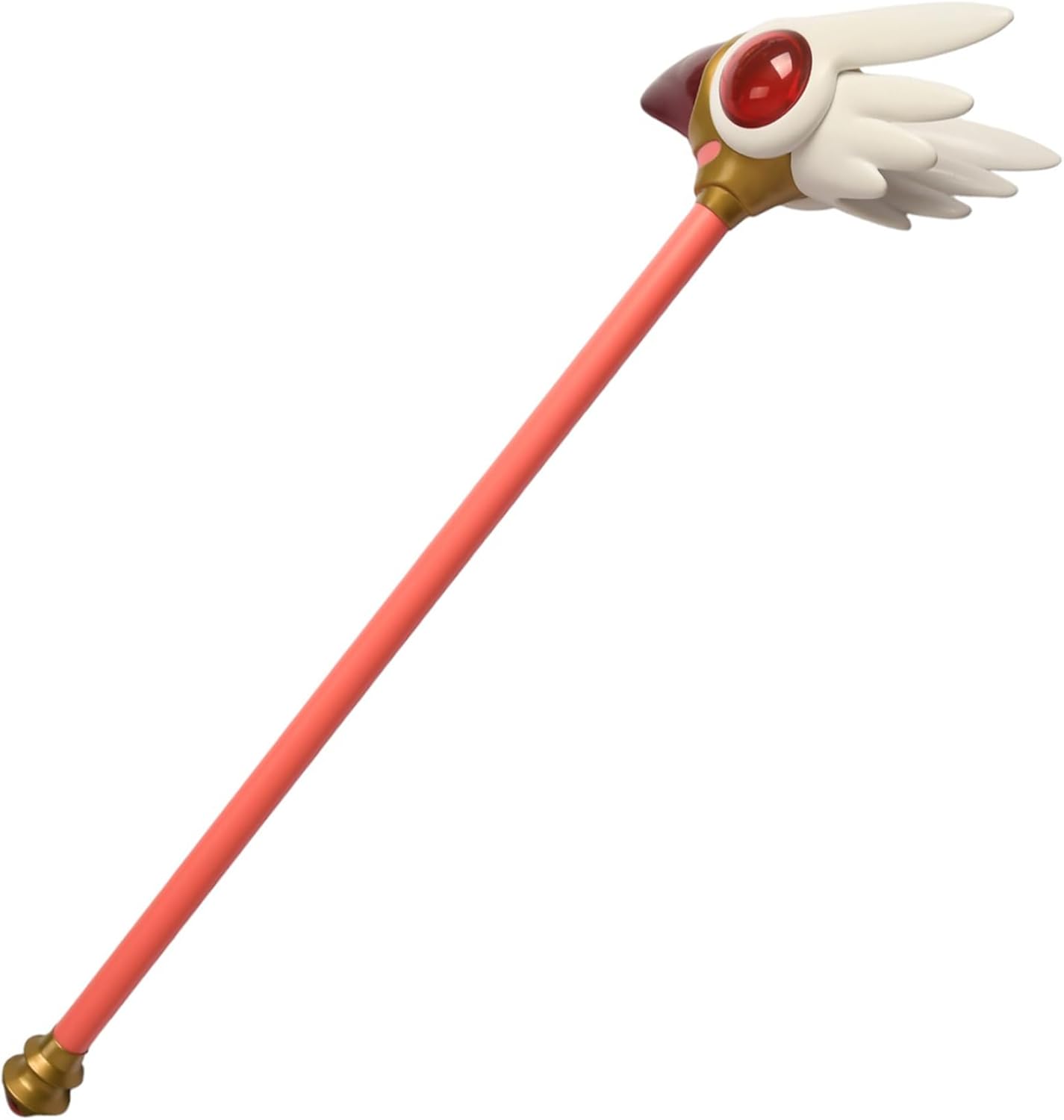 Monenjoyカードキャプターさくら 封印の杖 75cm クロウカード 1：1レプリカ 樹脂 クロウカード 可愛い コスプレ道具 ハロウィン コスプレ 武器 道具 用具 ハロウィン イベント 学園祭 [並行輸入品] - Monenjoy