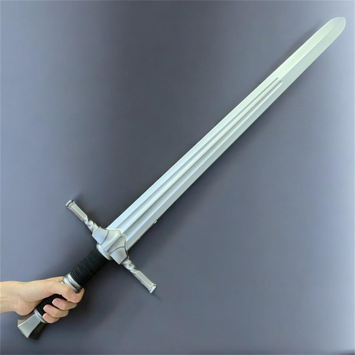 Monenjoy ロード・オブ・ザ・リング ＆ホビット 西洋剣 レプリカ武器 PU製 銀の剣 仮装 パーティーグッズ 手遊び コスプレ小物 ソード コスプレ道具 - Monenjoy