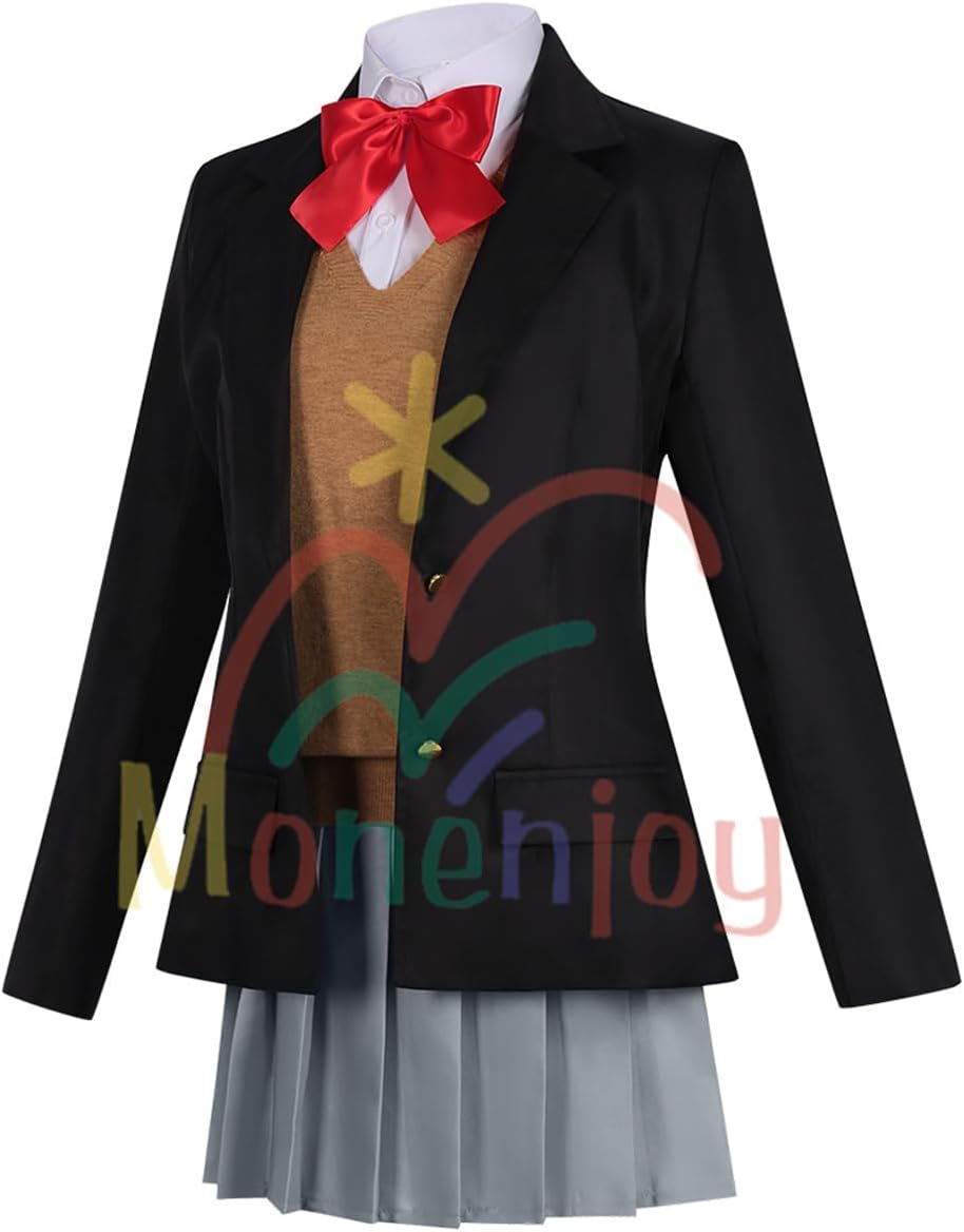 Monenjoy 2.5次元の誘惑 橘美花莉 コスプレ衣装　JK服 高校服 ユニフォーム　cosplay ハロウィン クリスマス 仮装 イベント スカート - Monenjoy