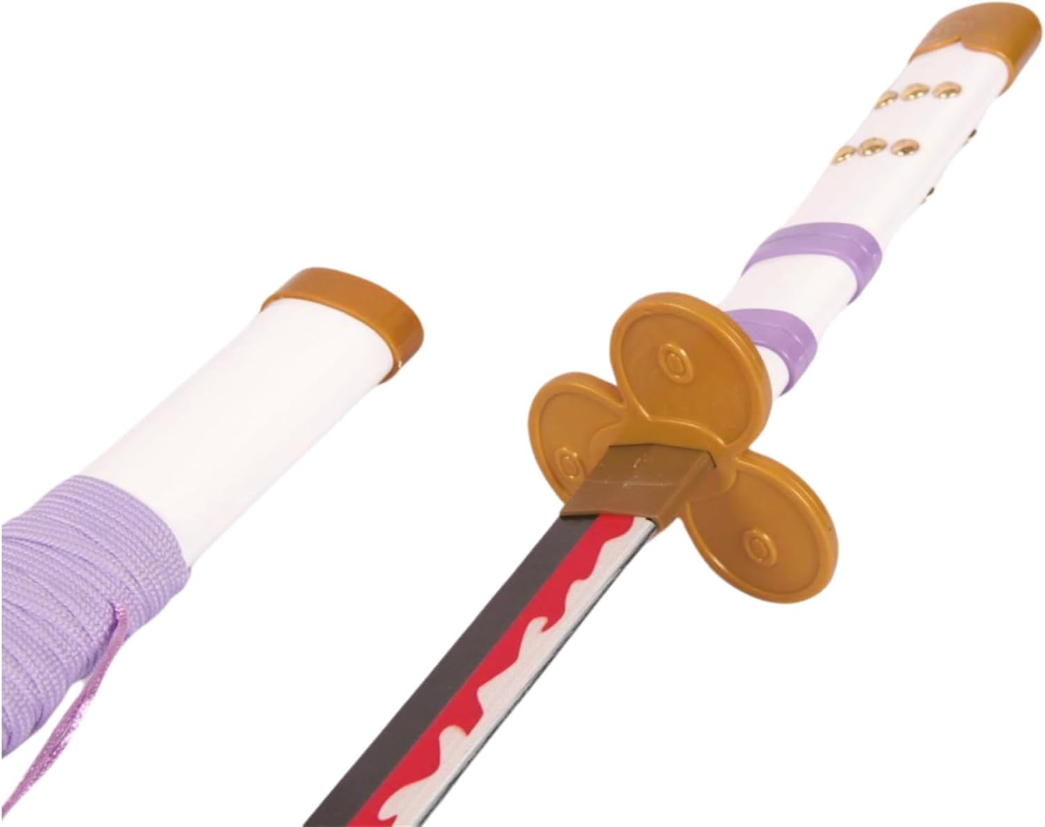 Monenjoy ONE PIECE／ワンピース 海賊狩りのゾロ 良業物 雪走 76cm 剣豪 ワノ国 三刀流剣士 武士 サムライ 武器 木 撮影 三刀流剣士 コスプレ道具 大業物21工 - Monenjoy