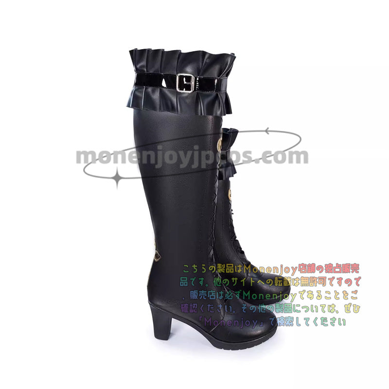 Monenjoy 崩壊スターレイル マダムヘルタ 靴　コスプレ道具　スパッツブーツ　デザイン　オーダーメイド - Monenjoy