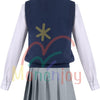 Monenjoy 2.5次元の誘惑 にごリリ 天乃リリサ コスチューム JK服 高校服 ユニフォーム コスプレ衣装 髪飾り付 cosplay ハロウィン クリスマス 仮装 イベント スカート - Monenjoy