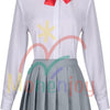 Monenjoy 2.5次元の誘惑 にごリリ 天乃リリサ コスチューム JK服 高校服 ユニフォーム コスプレ衣装 髪飾り付 cosplay ハロウィン クリスマス 仮装 イベント スカート - Monenjoy