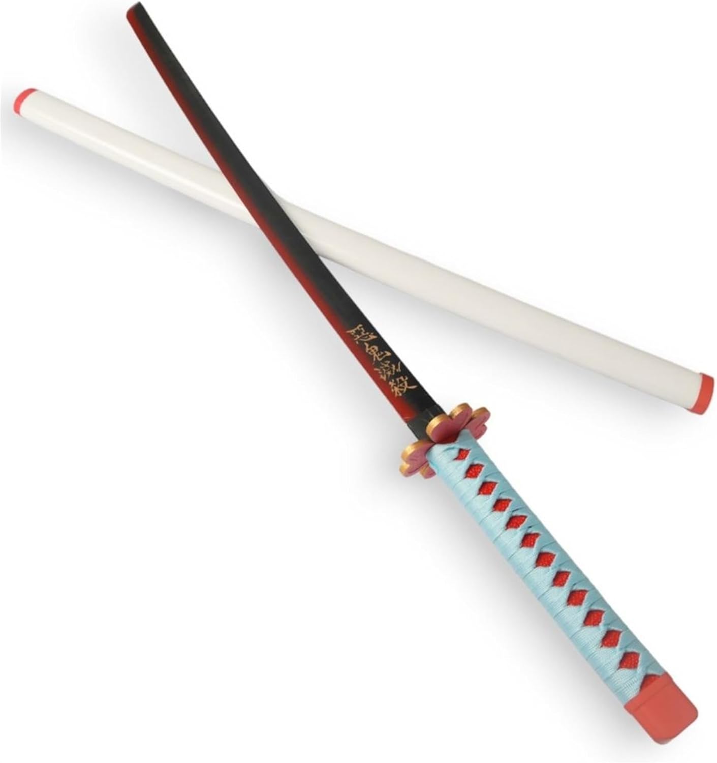 Monenjoy 鬼滅の刃　日輪刀 100cm 武器レプリカ　 冨岡　木 撮影 おもちゃ 武器 木 ハロウィン 舞台道具 剣士 コスプレ道具 レプリカ　 - Monenjoy