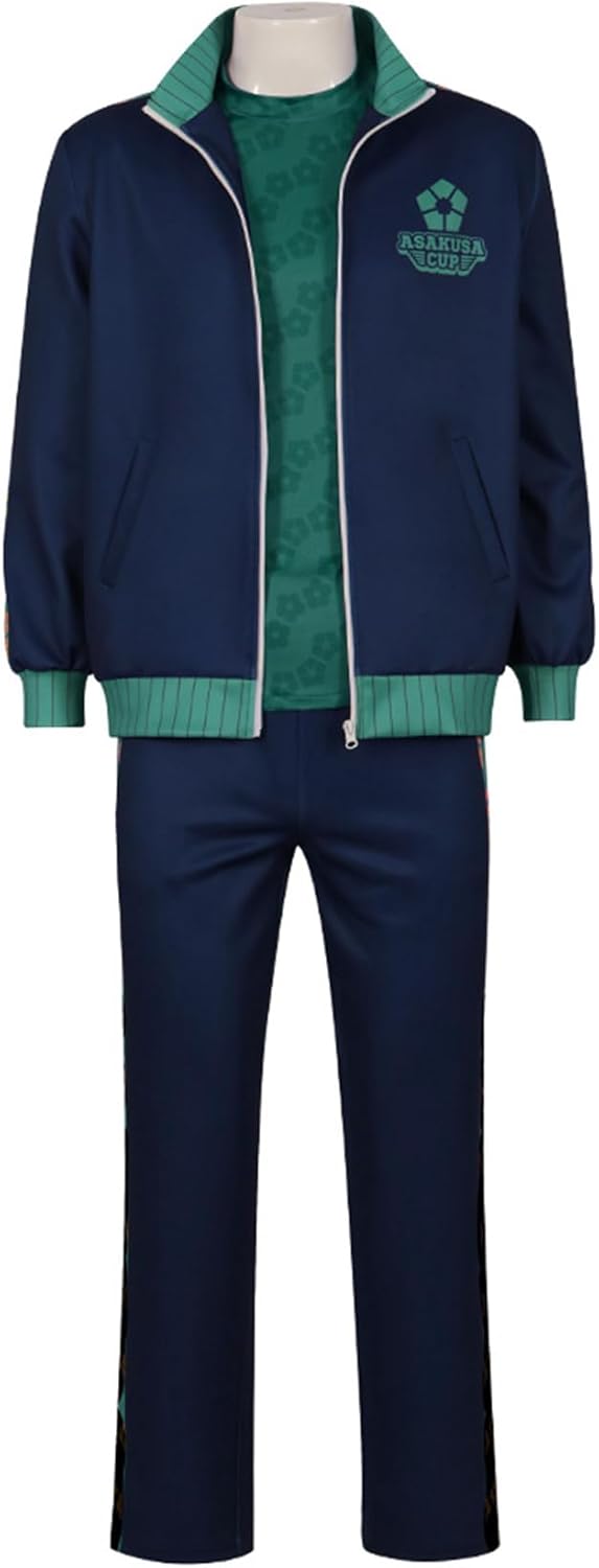 Monenjoy　ブルーロック 御影 玲王 コスチューム みかげ れお ユニフォーム 運動服 公演 コスプレ 衣装 舞台 ASAKUSA 浅草杯 ハロウィン クリスマス プレゼント - Monenjoy