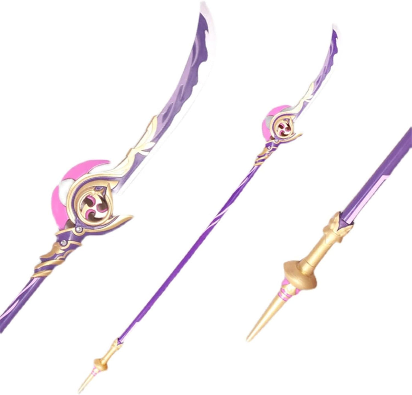 Monenjoy 原神 コスプレ道具 喜多院十文字槍 約181cm トーマ 雷電将軍 元素爆発 アクセサリー PU製造 cosplay 学園祭 イベント ハロウィン COS おもちゃ [並行輸入品] - Monenjoy