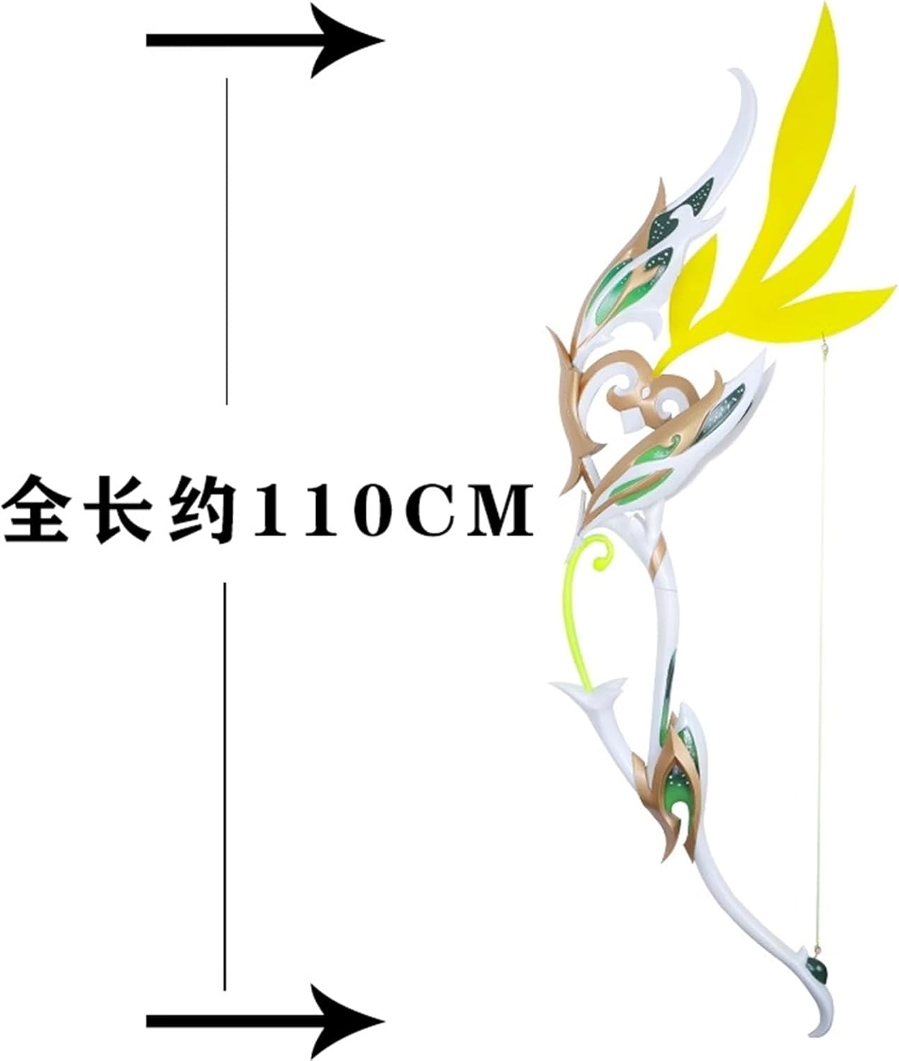 Monenjoy 原神（げんしん） 狩人の道 　コスプレ道具　110CM プロップ（弓矢） ティナリ 甘雨(かんう) アンバー 武器　COS イベントGS1191　 - Monenjoy