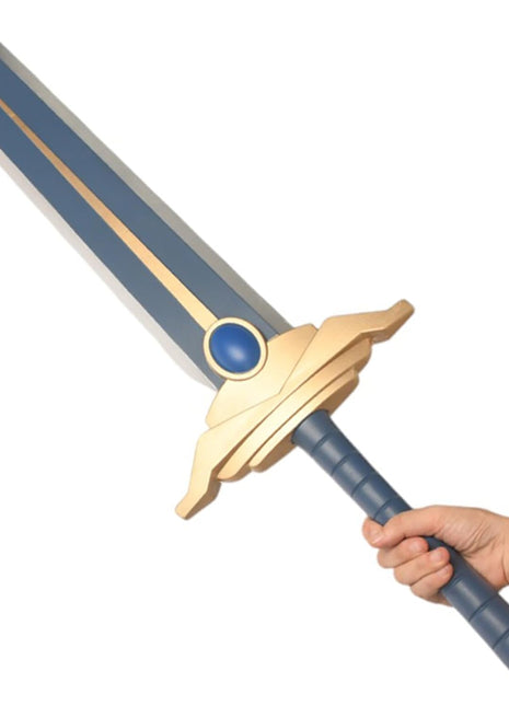 Monenjoy コスプレ道具 葬送のフリーレン ヒンメル 西洋剣 ソード PU製造 110cm 550g 勇者 勇者の剣 コスプレ レプリカ フリーレン 日本刀 手遊び 模擬刀 ハロウィン イベント シュタルク - Monenjoy