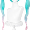 Monenjoy　初音ミク　かつら 鬘 WIG ヴァンパイア 吸血鬼 ウィッグ ネット付き コスプレ　ツインテール カツラ グッズ アニメ コスプレ道具GS1320 - Monenjoy