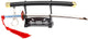 Monenjoy ミニ武器 鬼滅の刃　胡蝶 しのぶ 22cm 押して弾むキーホルダー 未開刃 おもちゃ 合金 レプリカ メタル製 キーホルダーアクセサリー キーリング キーチェーン 小物 雑貨 手遊び 卓上装備品 フィギュア武器 - Monenjoy