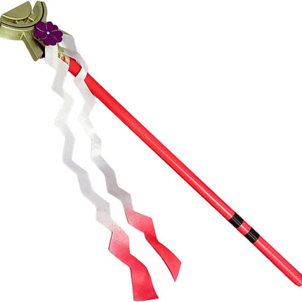 Monenjoy 原神 コスプレ道具 喜多院十文字槍 約181cm トーマ 雷電将軍 元素爆発 アクセサリー PU製造 cosplay 学園祭 イベント ハロウィン COS おもちゃ [並行輸入品]