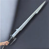 Monenjoy ウィッチャー3 ワイルドハント 西洋剣 105cm ウレタン樹脂製 片手剣 レプリカ武器 PU製 銀の剣 手作り 撮影道具 ヒーロー 戦士 仮装 パーティーグッズ コスプレグッズ 手遊び コスプレ小物 ソード コスプレ道具 イベント おもちゃ ハロウィン（単品） - Monenjoy