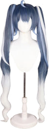 Monenjoy　初音ミク　かつら 鬘 WIG ヴァンパイア 吸血鬼 ウィッグ ネット付き コスプレ　ツインテール カツラ グッズ アニメ コスプレ道具GS1320 - Monenjoy