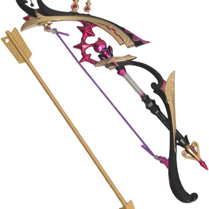Monenjoy 原神　ミニチュア フィヨルドの歌 フータオ(胡桃) モデル 槍 長柄武器 22cm ミニ武器 おもちゃ 卓上装備品 コスプレグッズ 1/6ver 合金製 塗装済み完成品フィギュア周 - Monenjoy