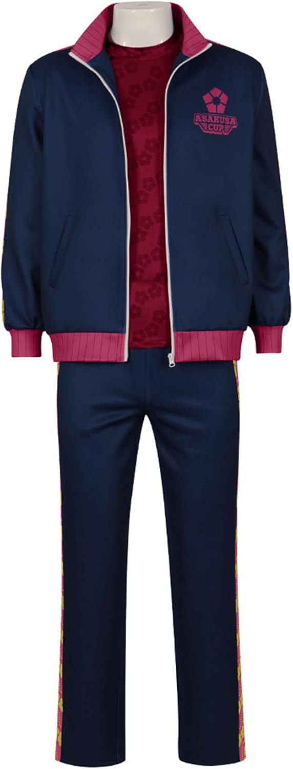 Monenjoy　ブルーロック 御影 玲王 コスチューム みかげ れお ユニフォーム 運動服 公演 コスプレ 衣装 舞台 ASAKUSA 浅草杯 ハロウィン クリスマス プレゼント - Monenjoy
