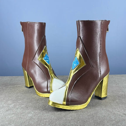 Monenjoy 崩壊3rd エリシア　コスプレ　 妖精エリ 真我・人の律者 　シューズ　ブーツ　靴　コスプレ衣装　コスチューム　舞台服