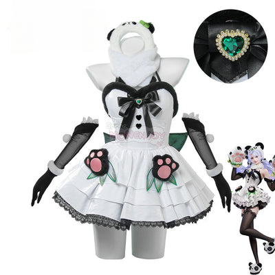 Monenjoy NARAKA: BLADEPOINT シンミョウ 武者 沈妙 コスプレ衣装　シンミョウ　パンダ印象服　GS1321 - Monenjoy