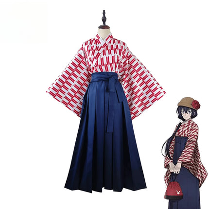 Monenjoy 泉鏡花 和服　浴衣　文豪ストレイドッグス　コスプレ衣装　武装探偵社　 ポートマフィア - Monenjoy