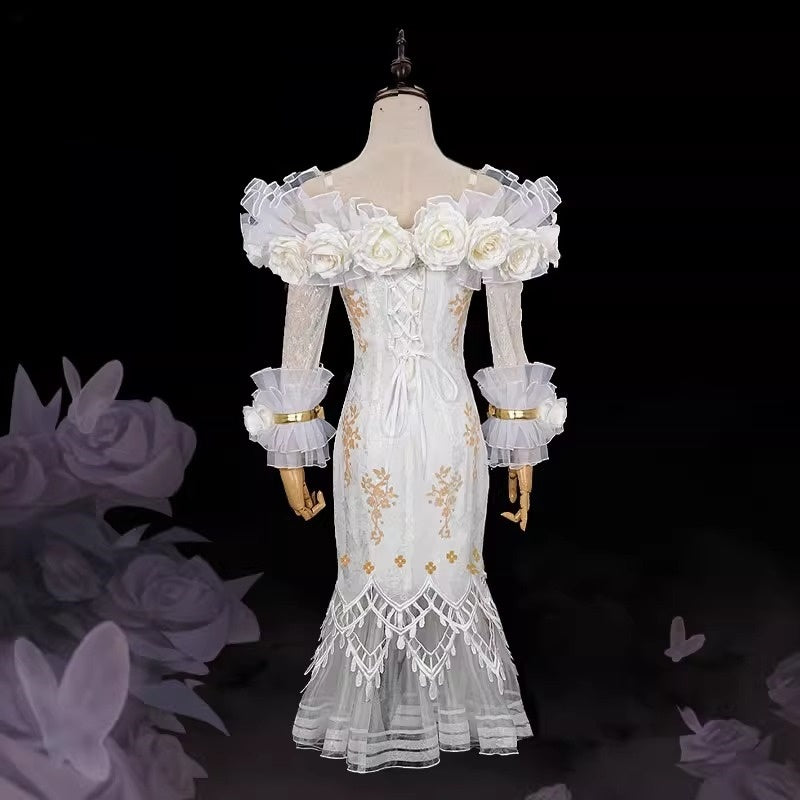 Monenjoy アイデンティティ5 調香師 今宵こそ コスプレ衣装 オフショルダー スカート IdentityV 第五人格　肩出し ワンピース イベント　GS1157 - Monenjoy