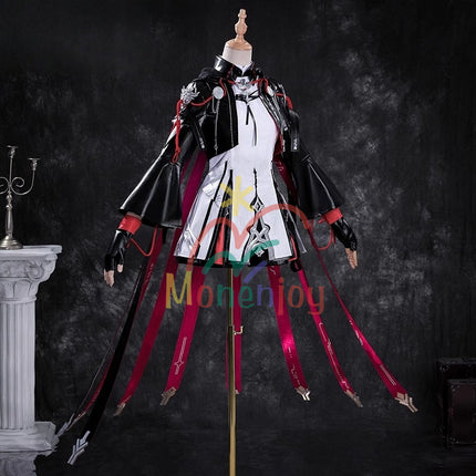 Monenjoy Arknights New Testament Exusiai Cosplay Costume Embroidered Pattern 3D Resin Accessories High Reproduction Combat Suit Design Exusiai the New Covenant 