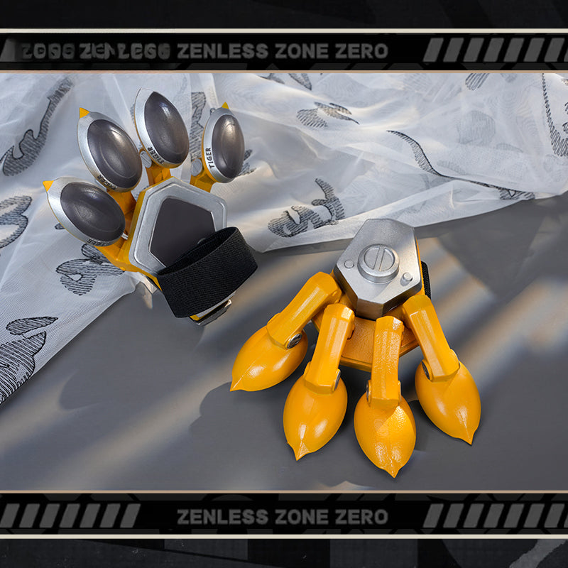 Monenjoy ゼンゼロ　チーフーフー　橘福福　虎爪の道具　コスプレ道具　ゼンレスゾーンゼロ PUゴム製　レプリカ