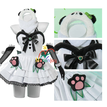 Monenjoy NARAKA: BLADEPOINT シンミョウ 武者 沈妙 コスプレ衣装　シンミョウ　パンダ印象服　GS1321 - Monenjoy