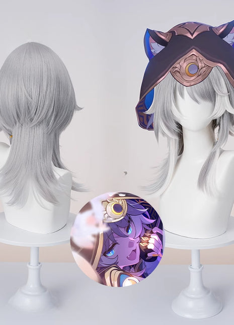 Monenjoy 崩壊：スターレイル サフェル ウィッグ　カツラ　コスプレ道具　アクセサリー　おもちゃ - Monenjoy