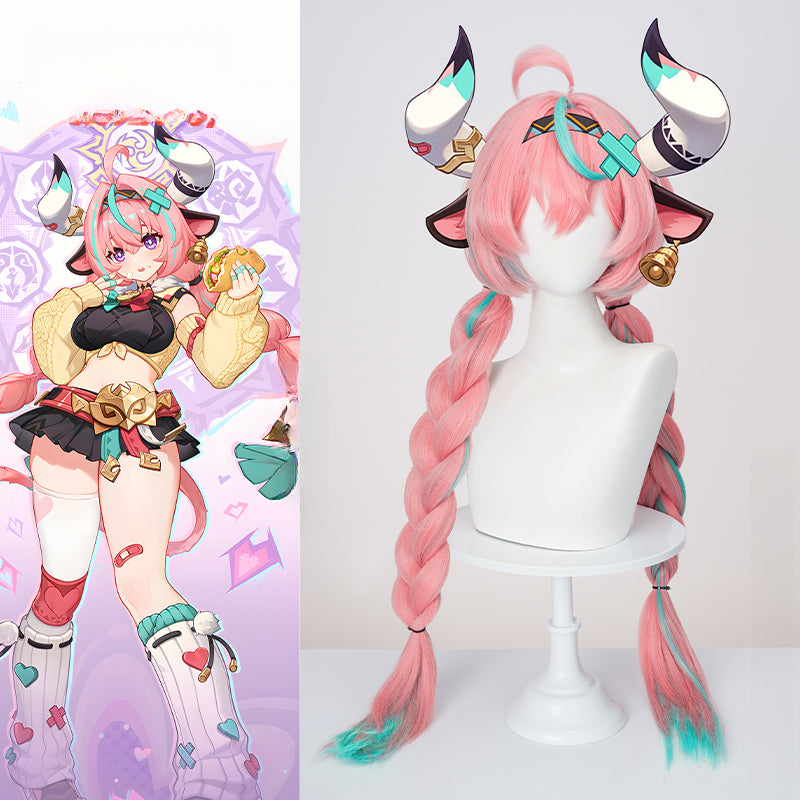Monenjoy 原神 ヴァレサ ウィッグ カツラ アクセサリー コスプレ道具