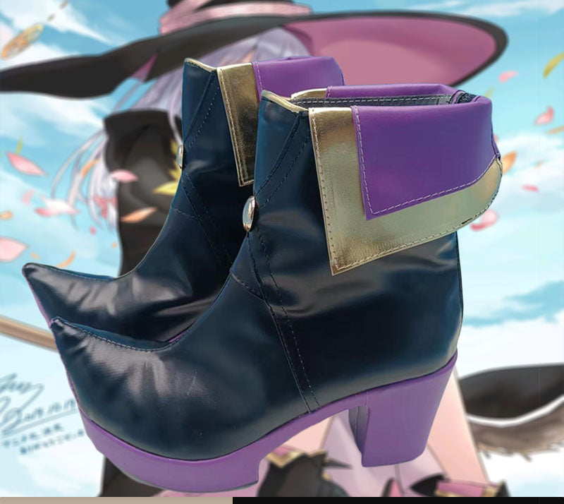 Monenjoy 魔女の旅々 イレイナ　ブーツ　ヒールブーツ　靴 シューズ コスプレ道具　オーダーメイド