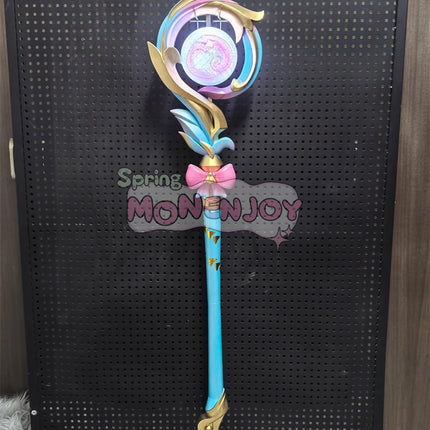 Monenjoy 崩壊スターレイル ヒアンシー 法杖　100cm　イカルン　25cm　小動物コスプレ道具　3dPLA材質　昏光の庭、オクヘイマ　アクセサリー　撮影道具　実物撮影　イベントGS1415 - Monenjoy