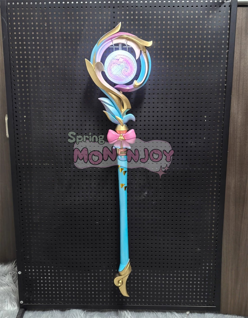 Monenjoy 崩壊スターレイル ヒアンシー 法杖　100cm　イカルン　25cm　小動物コスプレ道具　3dPLA材質　昏光の庭、オクヘイマ　アクセサリー　撮影道具　実物撮影　イベントGS1415 - Monenjoy