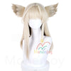 Monenjoy　アークナイツ　 エンドフィールド　ペリカ　ウィッグ　コスプレ道具　カツラ　イベント　　耐熱ウィッグ　自然感 &nbsp;Arknights　フリーサイズ フルウィッグ 自然 かつら ハイトーン カール ストレート 　wig 撮影道具 MONENJOY