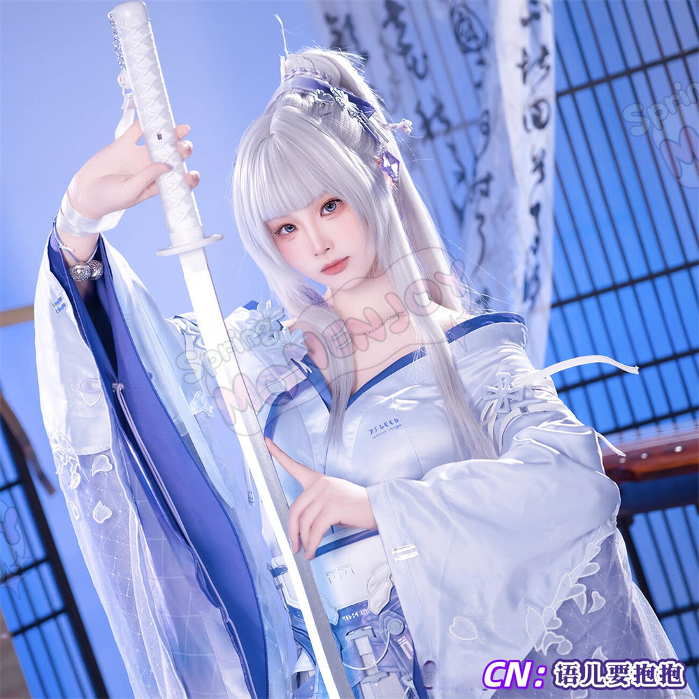 Monenjoy　鳴潮　緋雪　コスプレ衣装　ひゆき　3d樹脂製パーツ　 結霜 コスチューム　白雪の錆　Wuthering Waves　イベント舞台対応 Monenjoy