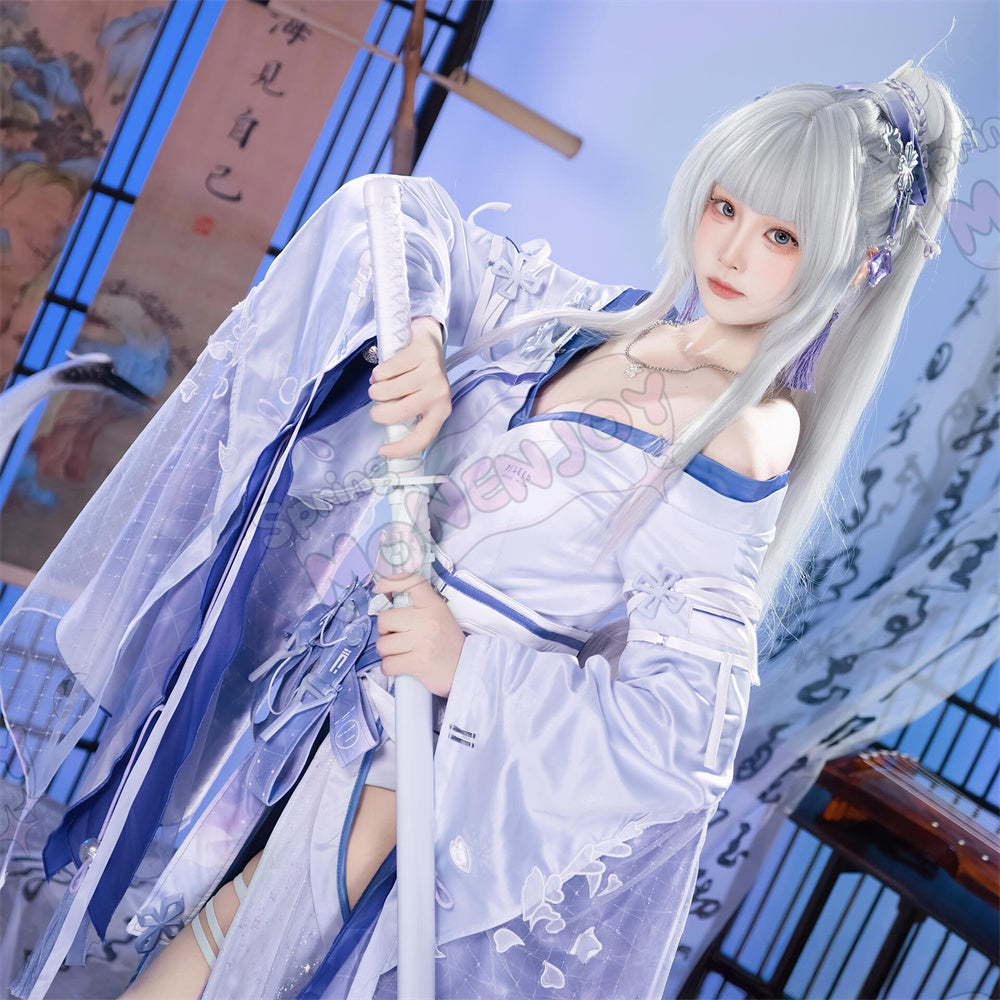 Monenjoy　鳴潮　緋雪　コスプレ衣装　ひゆき　3d樹脂製パーツ　 結霜 コスチューム　白雪の錆　Wuthering Waves　イベント舞台対応 Monenjoy