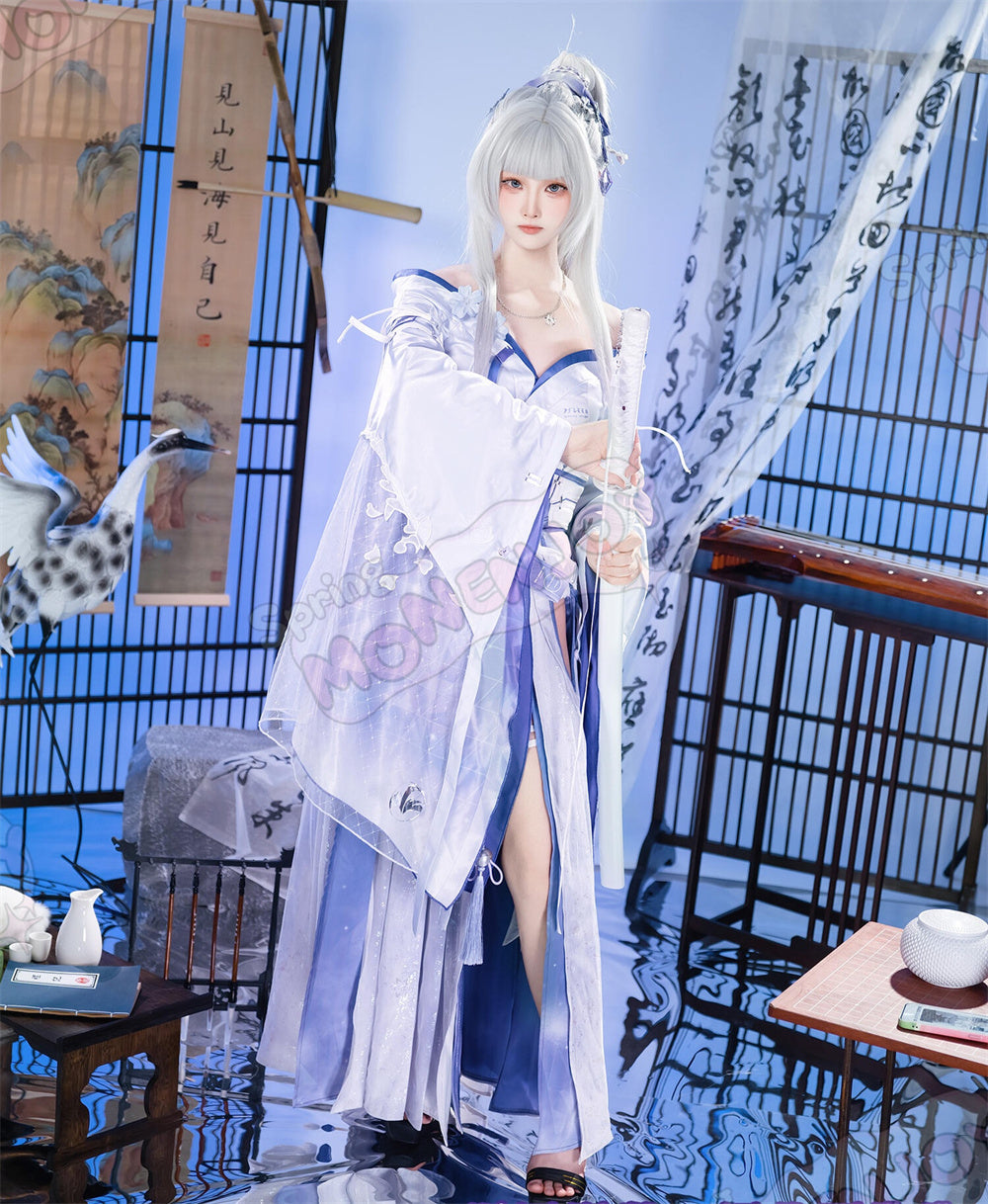 Monenjoy　鳴潮　緋雪　コスプレ衣装　ひゆき　3d樹脂製パーツ　 結霜 コスチューム　白雪の錆　Wuthering Waves　イベント舞台対応 Monenjoy