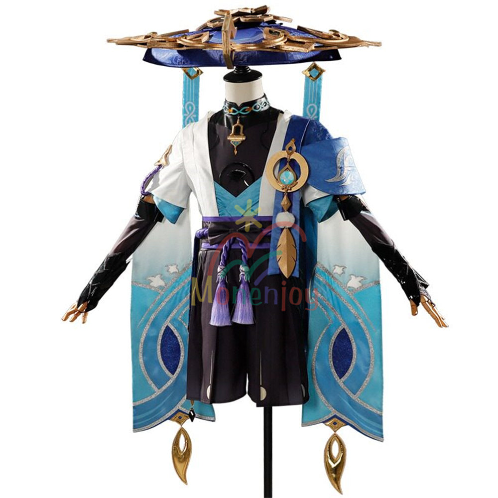 Monenjoy　原神 放浪者 / Wanderer コスプレ衣装　3d樹脂製パーツ　初期衣装—寂忿空相 　コスチューム MONENJOY