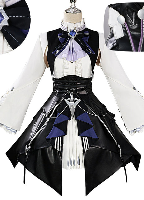 Monenjoy　ゼンレスゾーンゼロ　ZZZ ビビアン ヴィヴィアン 礼服　モッキンバード　3D樹脂アクセサリー　ワンピース　コスプレ衣装　ウィッグ追加 - Monenjoy