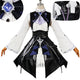 Monenjoy　ゼンレスゾーンゼロ　ZZZ ビビアン ヴィヴィアン 礼服　モッキンバード　3D樹脂アクセサリー　ワンピース　コスプレ衣装　ウィッグ追加 - Monenjoy
