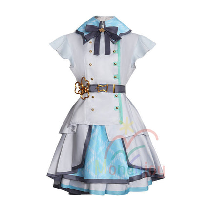 Monenjoy　プロジェクトセカイ MORE MORE JUMP！　桃井 愛莉　コスプレ衣装 ステージ服　宮益坂女子学園　コスチューム プロジェクトセカイ カラフルステージ！ feat. 初音