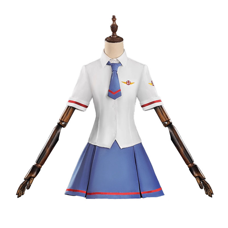 Monenjoy Cardcaptor Sakura Sakura Kinomoto Syaoran Li Summer Uniform Cosplay Costume Elementary School Uniform Sailor Suit with Embroidered Logo Anime Complete Reproduction Junior High School Uniform Ver.