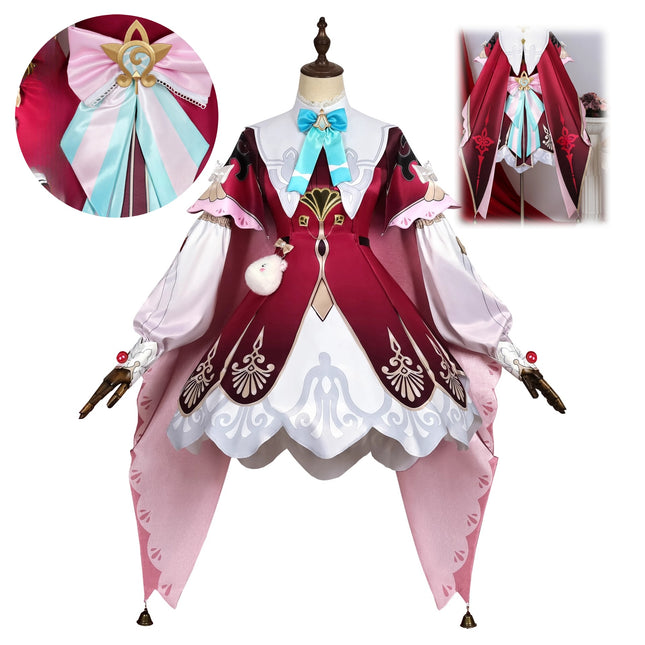 Monenjoy　崩壊スターレイル　ヒアンシー　ワンピース　医師ヒアシンシア　コスプレ衣装　3ｄプリントアクセサリー - Monenjoy