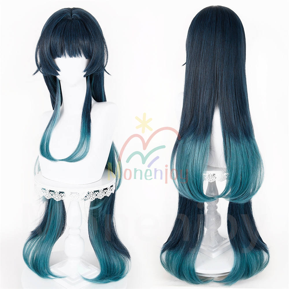Monenjoy　原神　セラエノ　コスプレ　ウィッグ　カツラ　95cm　耐熱ウィッグ Celaeno　 Genshin Impact　Linnea　イベント MONENJOY